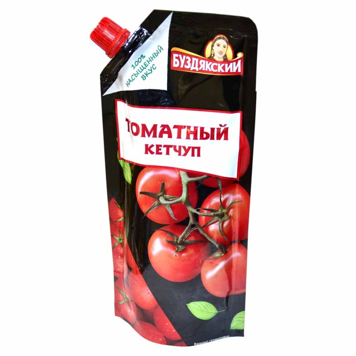 Кетчуп Буздякский Томатный 260гр д/п