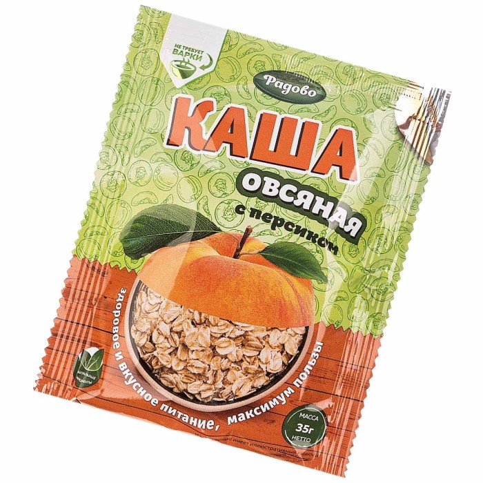 Каша овсяная Радово с персиком 35гр м/у