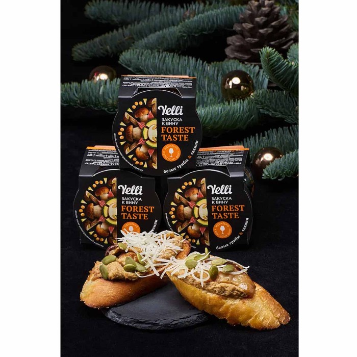 Топпинги Yelli Forest taste для брускет 100гр пэт