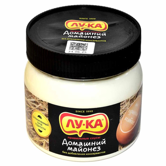 Майонез Лу-ка Домашний 450гр пэт
