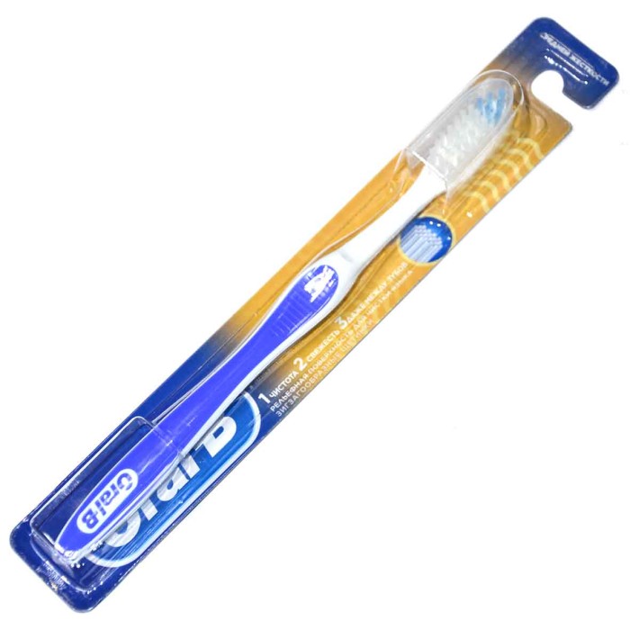 Щетка зубная Oral-B 1 Чистота 2 свежесть 3 сила 40 средняя 1шт