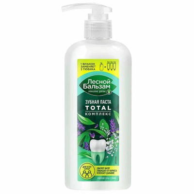 Зубная паста Лесной Бальзам Total Морская соль и травы 290мл пэт