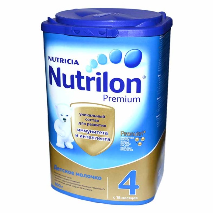 Молочко детское Nutrilon Junior 4 с 18мес 800гр к/у