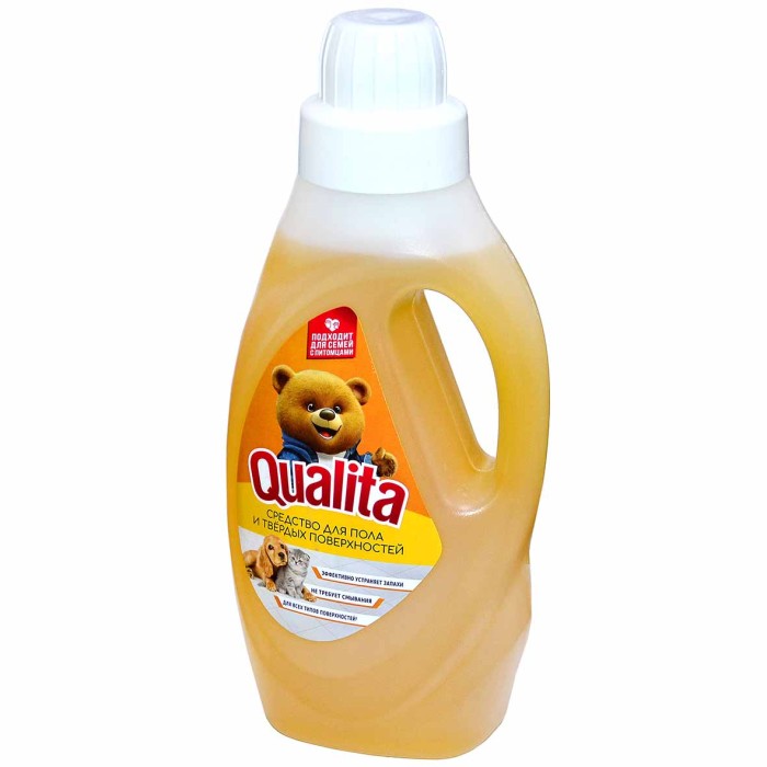 Средство для мытья пола и твердых поверхностей Qualita Winter Citrus 1л пэт