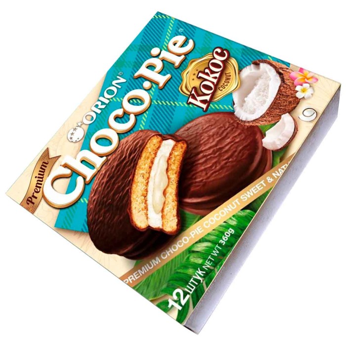 Печенье Choco-Pie Coconut 12*30гр к/у