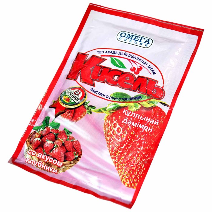 Кисель Омега клубника 90гр м/у