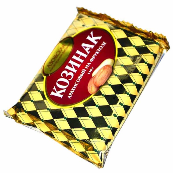 Козинак АКФ арахисовый на фруктозе 110гр м/у