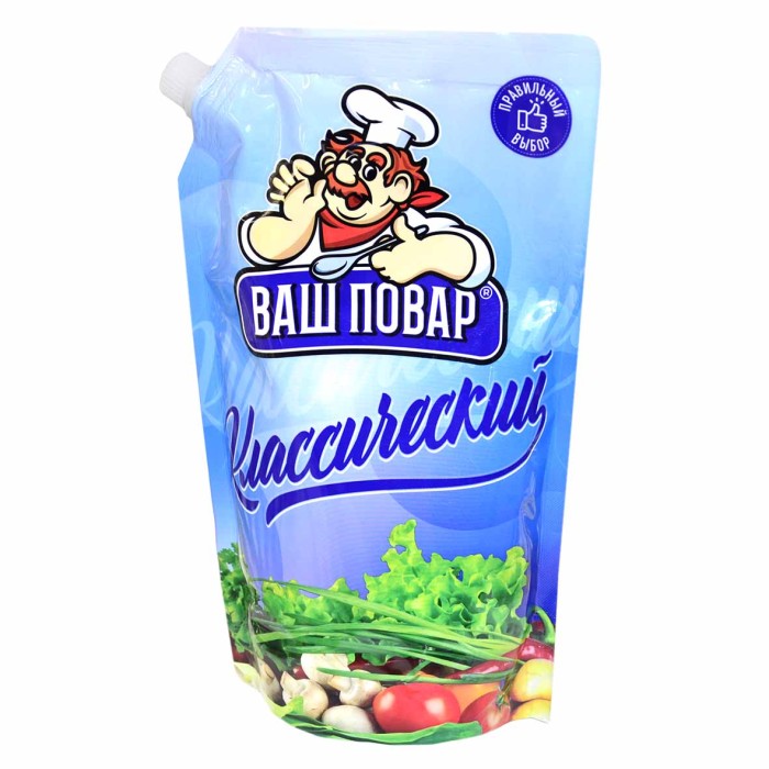 Майонез Ваш повар Классический 40% 700гр д/п