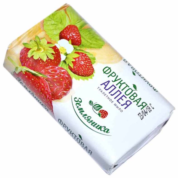 Мыло Фруктовая аллея земляника 90гр м/у