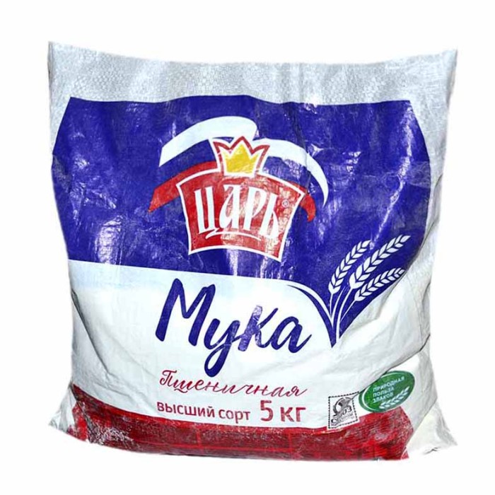 Мука Царь пшеничная в/с 5кг м/у