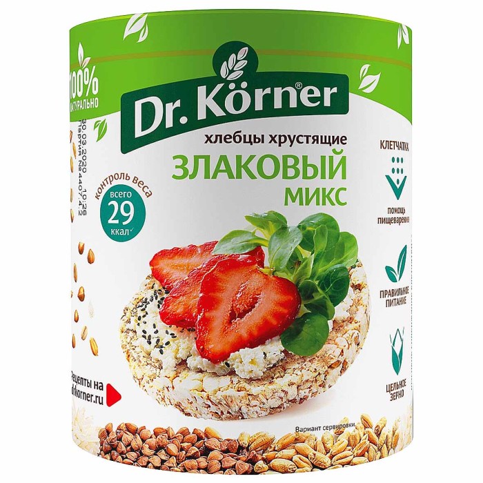 Хлебцы Dr.Korner Микс 90гр м/у