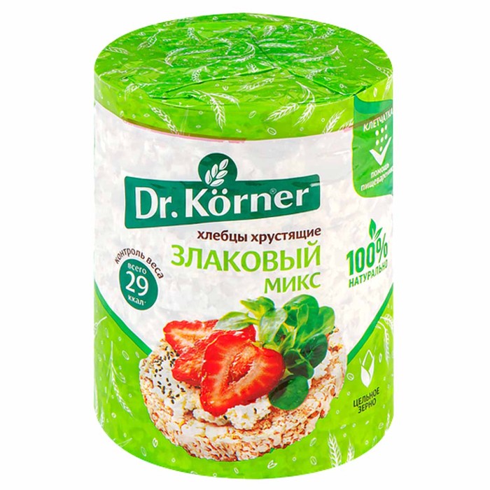 Хлебцы Dr.Korner Микс 90гр м/у
