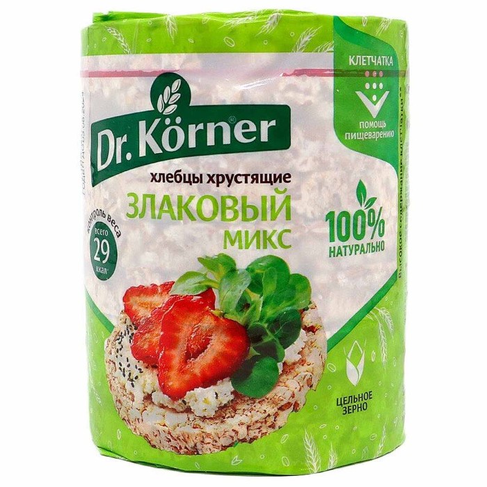 Хлебцы Dr.Korner Микс 90гр м/у