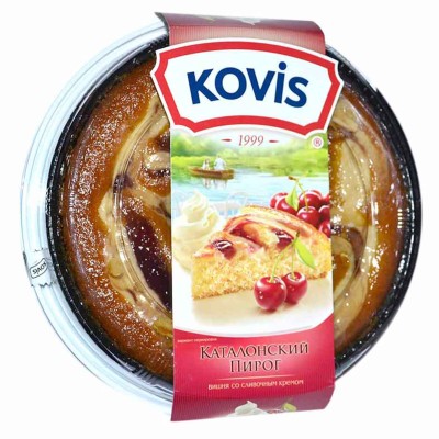 Пирог Kovis бисквит вишня 400гр