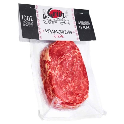 Продукт растительный Dr.Grun Стейк Мраморный 200гр в/у