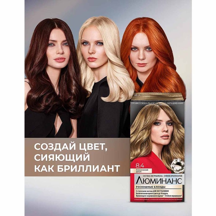 Краска для волос Luminanc E8.4 Класс русый 170мл к/у