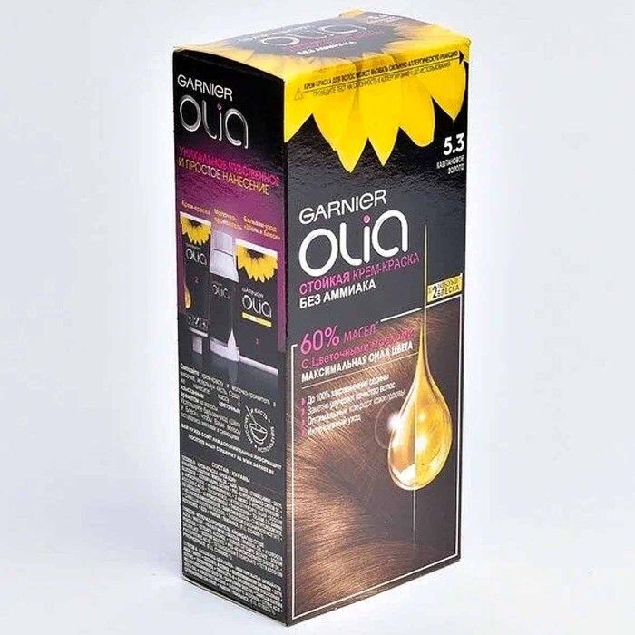 Краска для волос Garnier Olia 5.3 Каштановое золото к/у