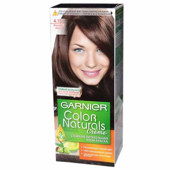 Краска для волос Garnier Color Naturals 4.15 Морозный каштан к/у