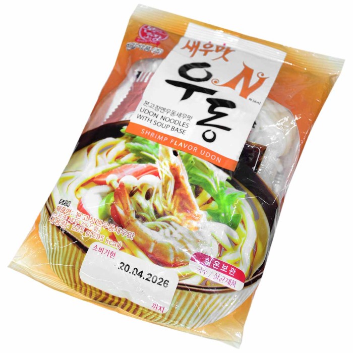 Лапша N Shrimp удон со вкусом креветки и кальмара 225гр