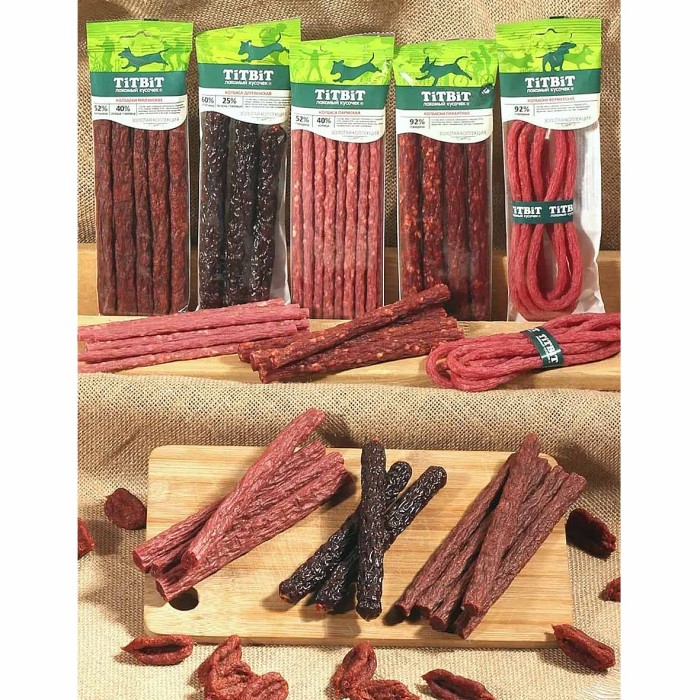 Лакомство для собак Titbit колбаса Пармская 80гр м/у