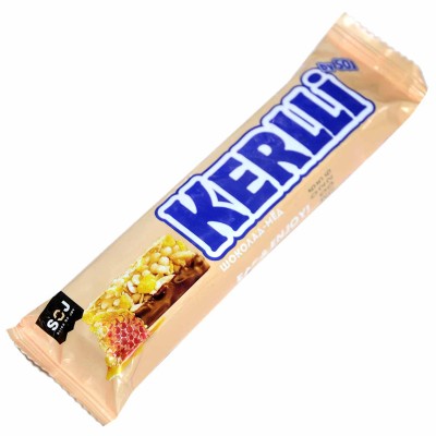 Батончик злаковый SOJ Kerlli  с мёдом в  молочном шоколаде 50гр м/у