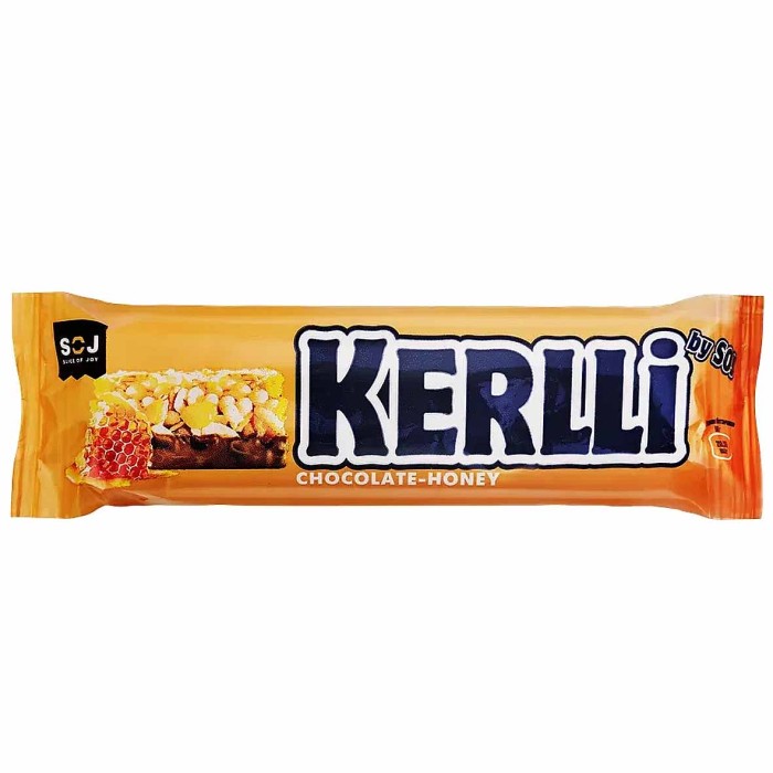 Батончик злаковый SOJ Kerlli  с мёдом в  молочном шоколаде 50гр м/у