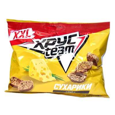 Сухарики Хрусteam вкус сыр 130гр м/у