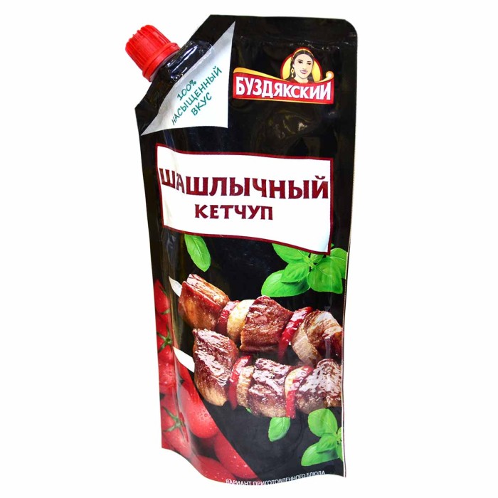 Кетчуп Буздякский Шашлычный 260гр д/п