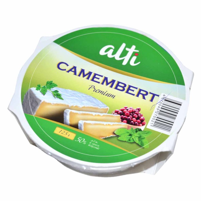 Сыр Alti Camembert 50% 125гр м/у