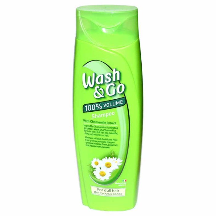 Шампунь для волос Wash&Go с экстрактом ромашки для тусклых волос 200мл пэт