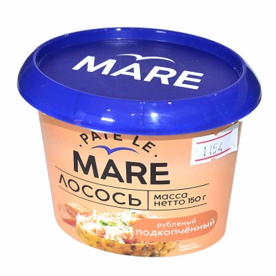 Лосось Pate Le Mare подкопченный рубленый 150гр пэт