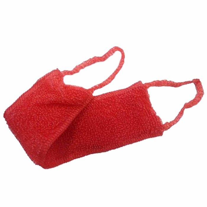 Мочалка Gloss Пояс банный мини (с ручками)