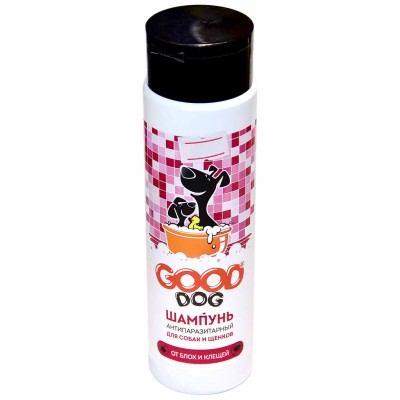 Шампунь для собак и щенков Good Dog антипаразитарный 250мл пэт