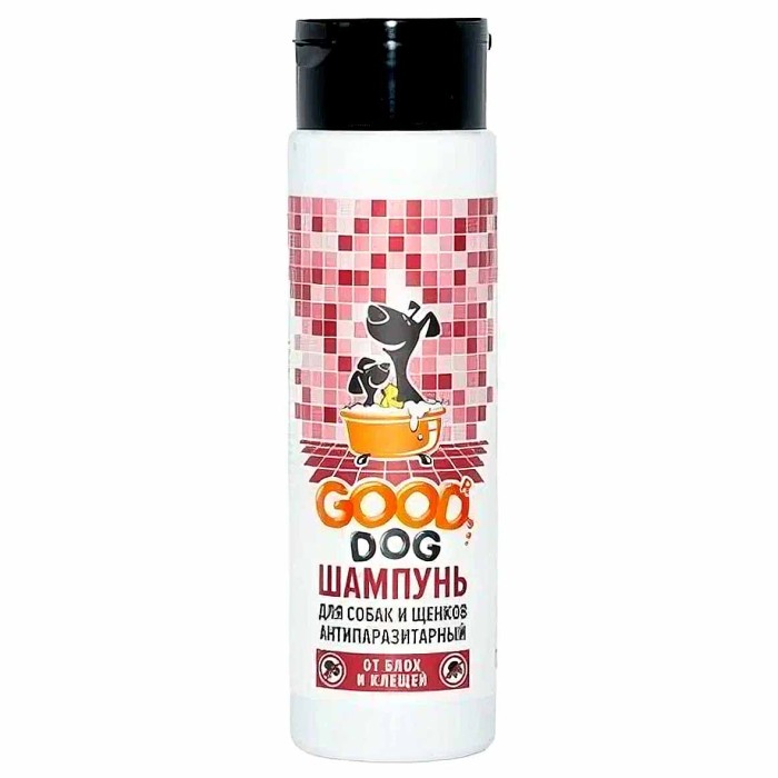 Шампунь для собак и щенков Good Dog антипаразитарный 250мл пэт