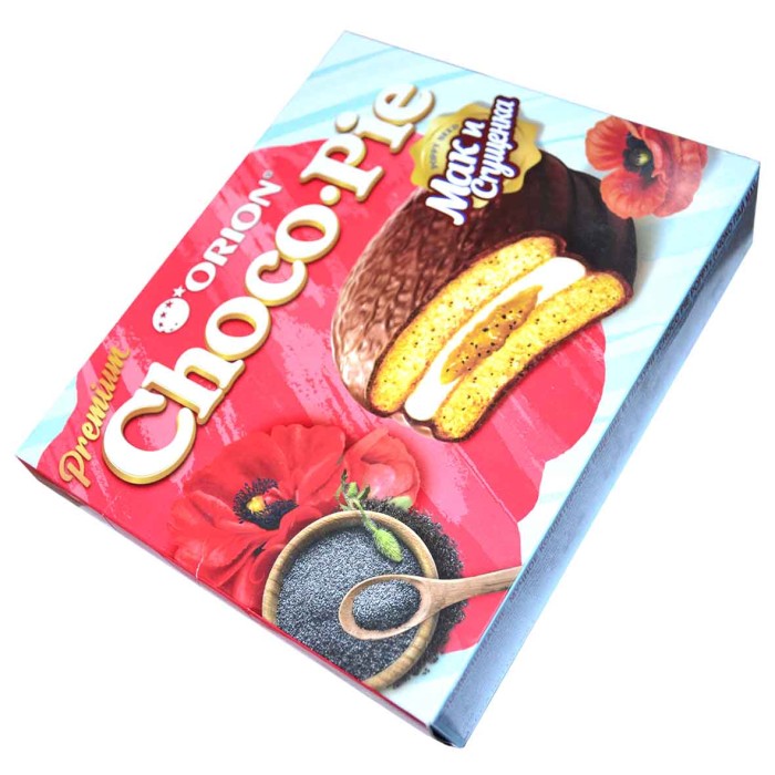 Печенье Choco-Pie Poppy 12*30гр к/у