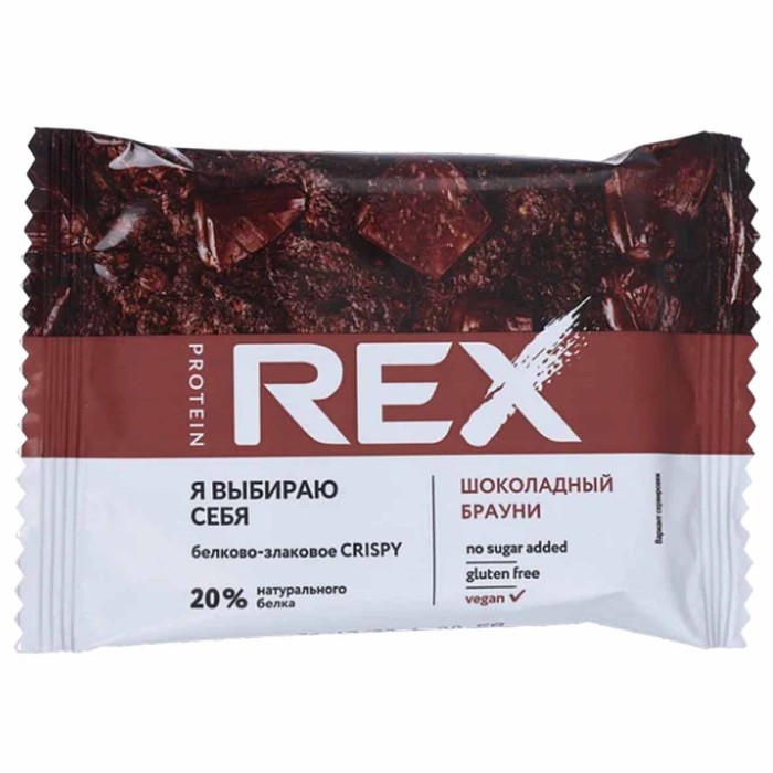 Хлебцы ProteinRex протеино-злаковые шоколадный брауни 55гр м/у