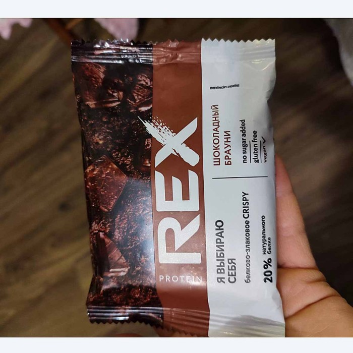 Хлебцы ProteinRex протеино-злаковые шоколадный брауни 55гр м/у