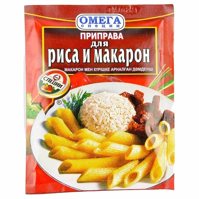 Приправа Омега для риса и макарон 20гр м/у