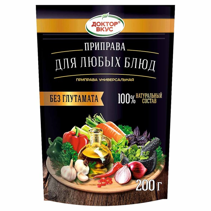 Приправа Доктор вкус для любимых блюд 200гр м/у