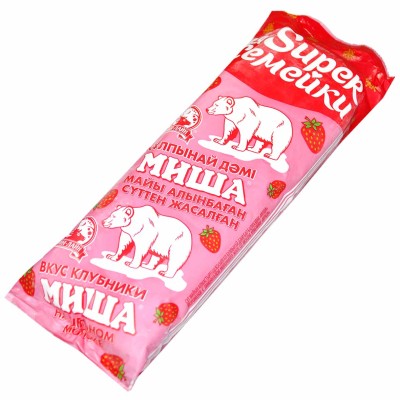 Мороженое Миша Клубничное 800гр м/у