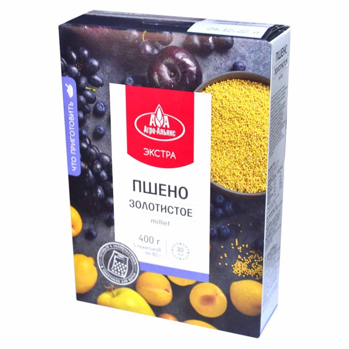 Крупа пшено Агро-Альянс 5*80гр к/у