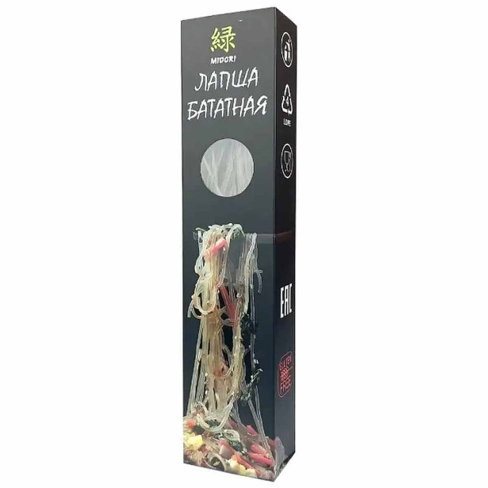 Лапша Midori Бататная 200гр к/у