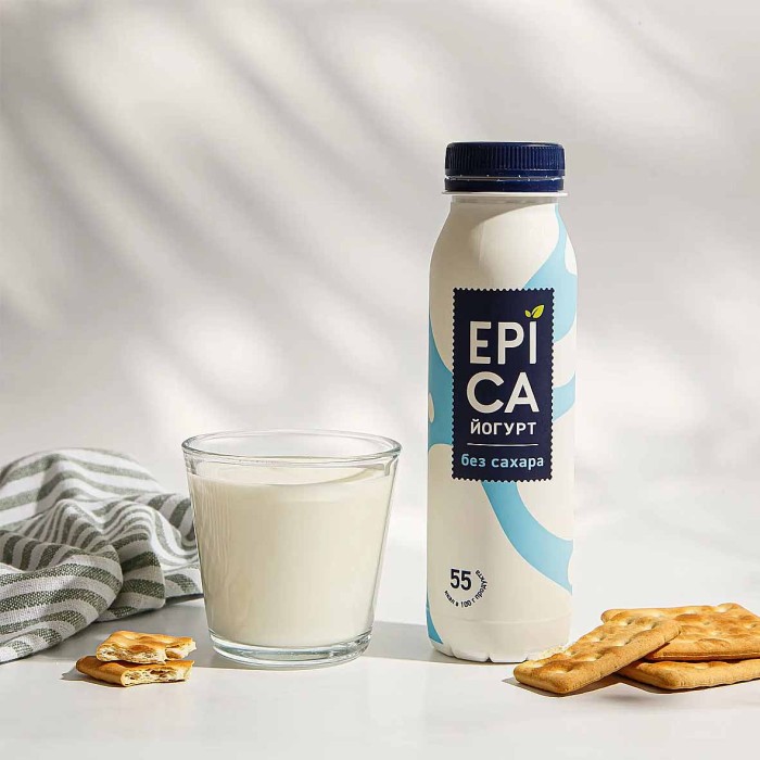 Йогурт EPICA Питьевой 2,9% 260гр пэт