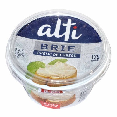 Сыр плавленый Brie Alti 45% 125гр пэт