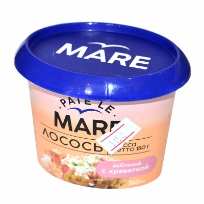 Лосось Pate Le Mare с креветкой 150гр пэт