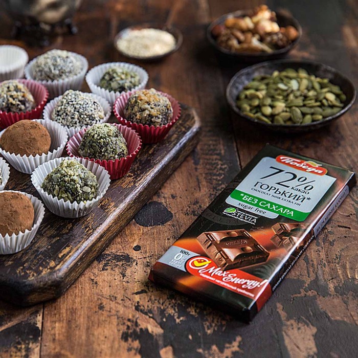 Шоколад Победа горький какао без сахара 72% 100гр