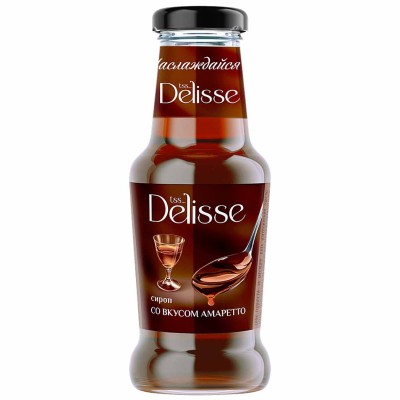 Сироп Delisse десертный со вкусом Амаретто  250мл ст/б
