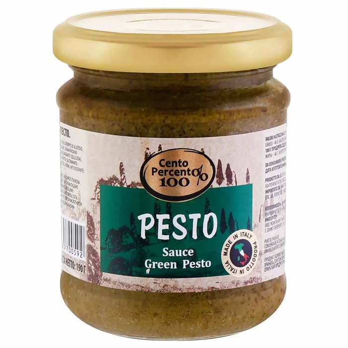 Соус Cento Percento песто 190гр ст/б