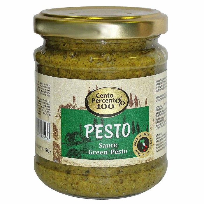 Соус Cento Percento песто 190гр ст/б