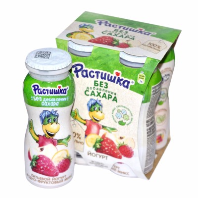 Йогурт питьевой Растишка ягодно-фрутовый микс 1,6% 90мл пэт